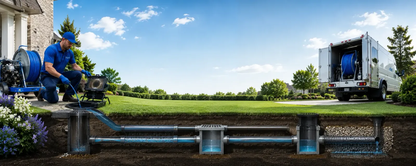Outdoor drain cleaning information for Sagaponack, NY